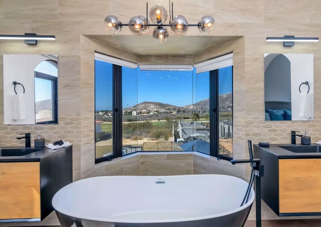 Modern Lux 6BR Villa · Hot tub · Pool · Sauna view 2